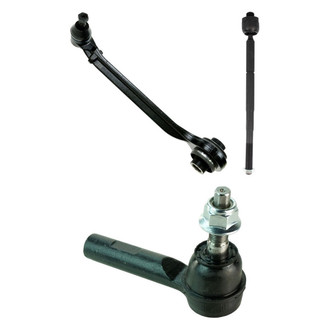 TRQ® - Front Passenger Side Lower Control Arm with Ball Joint and Tie Rod End Kit