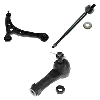 TRQ® - Front Passenger Side Lower Control Arm with Ball Joint and Tie Rod End Kit