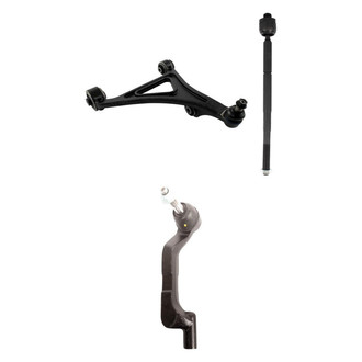TRQ® - Front Passenger Side Lower Control Arm with Ball Joint and Tie Rod End Kit