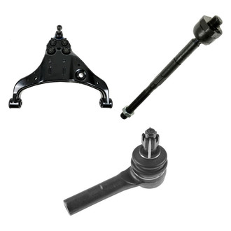 TRQ® - Front Passenger Side Lower Control Arm with Ball Joint and Tie Rod End Kit