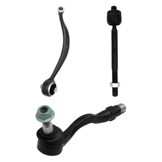 TRQ® - Front Passenger Side Lower Control Arm and Tie Rod End Kit