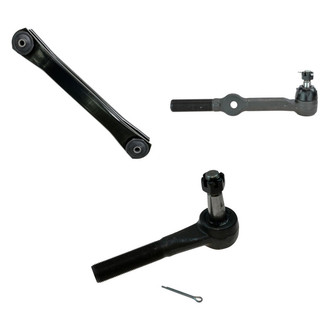 TRQ® - Front Passenger Side Lower Control Arm and Tie Rod End Kit