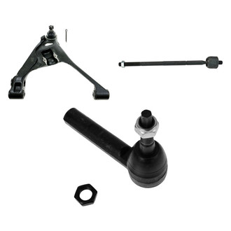 TRQ® - Front Passenger Side Lower Control Arm with Ball Joint and Tie Rod End Kit