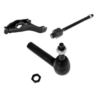 TRQ® - Front Passenger Side Lower Control Arm with Ball Joint and Tie Rod End Kit