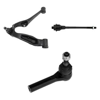 TRQ® - Front Passenger Side Lower Control Arm with Ball Joint and Tie Rod End Kit