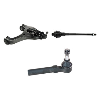 TRQ® - Front Passenger Side Lower Control Arm with Ball Joint and Tie Rod End Kit