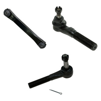 TRQ® - Front Passenger Side Lower Control Arm and Tie Rod End Kit