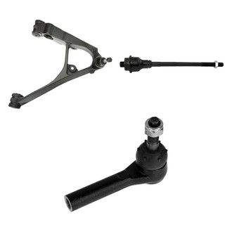 TRQ® - Front Passenger Side Lower Control Arm with Ball Joint and Tie Rod End Kit