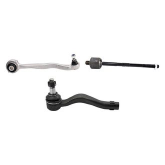 TRQ® - Front Passenger Side Lower Control Arm with Ball Joint and Tie Rod End Kit