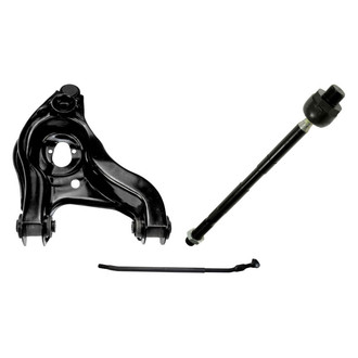 TRQ® - Front Passenger Side Lower Control Arm with Ball Joint and Tie Rod End Kit