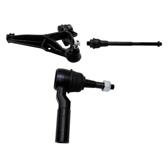 TRQ® - Front Passenger Side Lower Control Arm with Ball Joint and Tie Rod End Kit