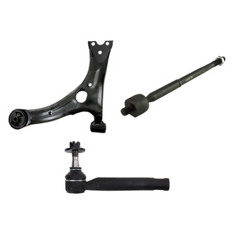 TRQ® - Front Passenger Side Lower Control Arm and Tie Rod End Kit
