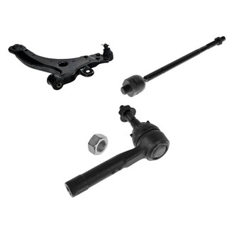 TRQ® - Front Passenger Side Lower Control Arm with Ball Joint and Tie Rod End Kit