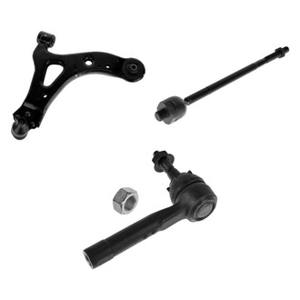 TRQ® - Front Passenger Side Lower Control Arm with Ball Joint and Tie Rod End Kit