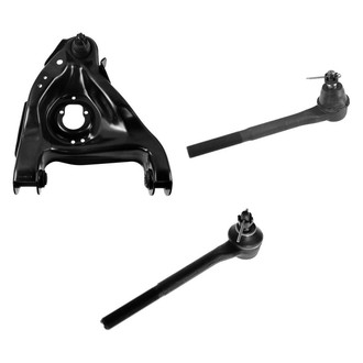 TRQ® - Front Passenger Side Lower Control Arm with Ball Joint and Tie Rod End Kit