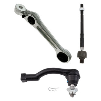 TRQ® - Front Passenger Side Lower Control Arm and Tie Rod End Kit