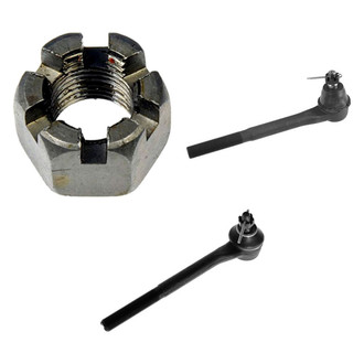 TRQ® - Front Passenger Side Lower Control Arm with Ball Joint and Tie Rod End Kit