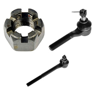 TRQ® - Front Passenger Side Lower Control Arm with Ball Joint and Tie Rod End Kit
