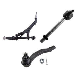 TRQ® - Front Passenger Side Lower Control Arm and Tie Rod End Kit