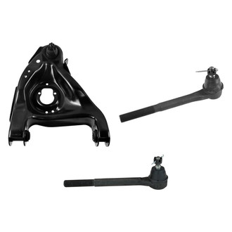 TRQ® - Front Passenger Side Lower Control Arm with Ball Joint and Tie Rod End Kit