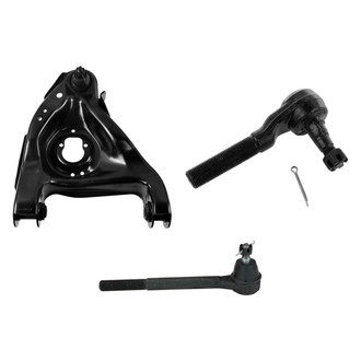 TRQ® - Front Passenger Side Lower Control Arm with Ball Joint and Tie Rod End Kit