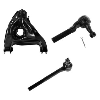 TRQ® - Front Passenger Side Lower Control Arm with Ball Joint and Tie Rod End Kit