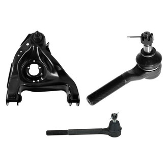 TRQ® - Front Passenger Side Lower Control Arm with Ball Joint and Tie Rod End Kit
