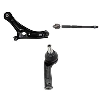 TRQ® - Front Passenger Side Lower Control Arm with Ball Joint and Tie Rod End Kit