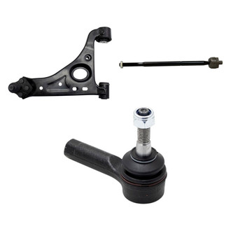 TRQ® - Front Passenger Side Lower Control Arm with Ball Joint and Tie Rod End Kit