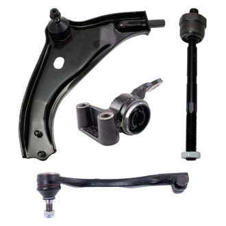 TRQ® - Front Passenger Side Lower Control Arm and Tie Rod End Kit