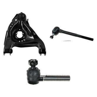 TRQ® - Front Passenger Side Lower Control Arm with Ball Joint and Tie Rod End Kit