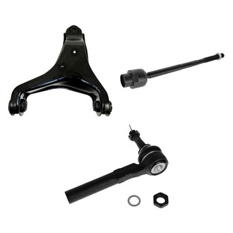 TRQ® - Front Passenger Side Lower Control Arm and Tie Rod End Kit
