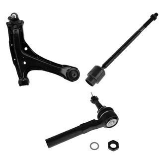 TRQ® - Front Passenger Side Lower Control Arm with Ball Joint and Tie Rod End Kit