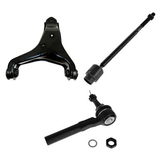 TRQ® - Front Passenger Side Lower Control Arm and Tie Rod End Kit