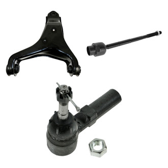 TRQ® - Front Passenger Side Lower Control Arm and Tie Rod End Kit