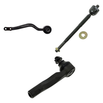 TRQ® - Front Passenger Side Lower Control Arm and Tie Rod End Kit