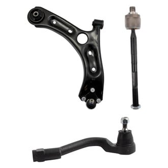 TRQ® - Front Passenger Side Lower Control Arm with Ball Joint and Tie Rod End Kit