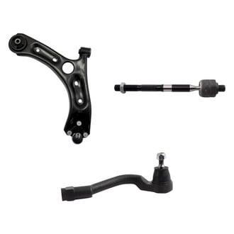 TRQ® - Front Passenger Side Lower Control Arm with Ball Joint and Tie Rod End Kit