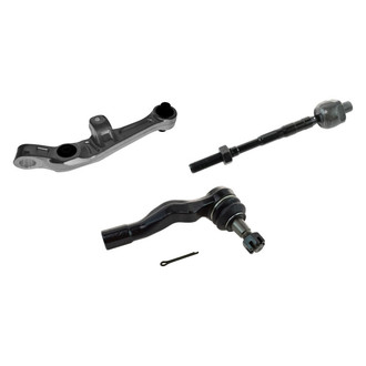 TRQ® - Front Passenger Side Lower Control Arm and Tie Rod End Kit
