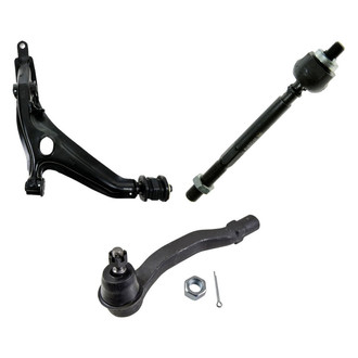 TRQ® - Front Passenger Side Lower Control Arm and Tie Rod End Kit