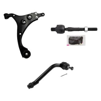 TRQ® - Front Passenger Side Lower Control Arm and Tie Rod End Kit