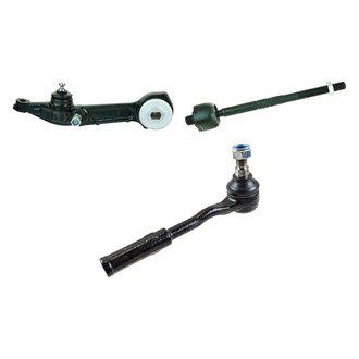 TRQ® - Front Passenger Side Lower Control Arm and Tie Rod End Kit