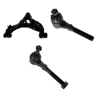 TRQ® - Front Passenger Side Lower Control Arm with Ball Joint and Tie Rod End Kit