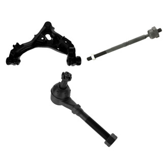 TRQ® - Front Passenger Side Lower Control Arm with Ball Joint and Tie Rod End Kit