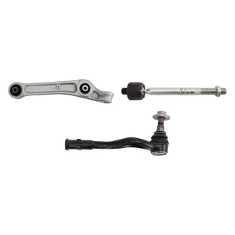 TRQ® - Front Passenger Side Lower Control Arm and Tie Rod End Kit