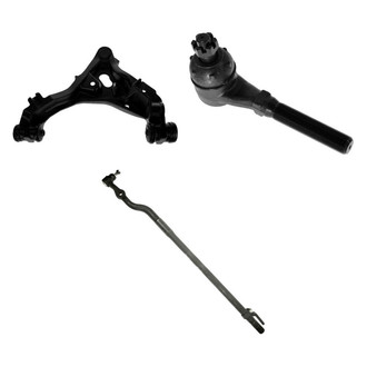 TRQ® - Front Passenger Side Lower Control Arm with Ball Joint and Tie Rod End Kit
