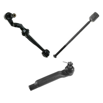 TRQ® - Front Passenger Side Lower Control Arm with Ball Joint and Tie Rod End Kit
