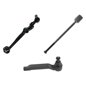 TRQ® - Front Passenger Side Lower Control Arm with Ball Joint and Tie Rod End Kit