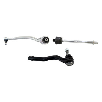 TRQ® - Front Passenger Side Lower Control Arm with Ball Joint and Tie Rod End Kit