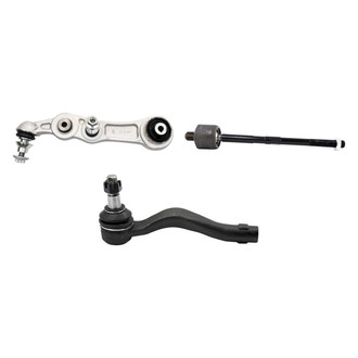 TRQ® - Front Passenger Side Lower Control Arm with Ball Joint and Tie Rod End Kit